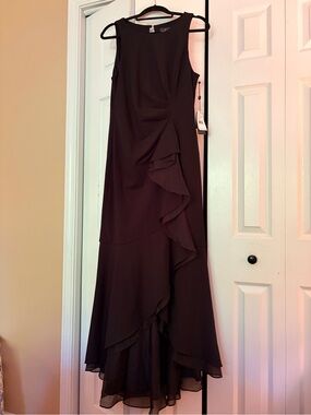 burgundy dresses Burgundy V-neck Prom Dresses Formal Dresses With Slit ARD2326